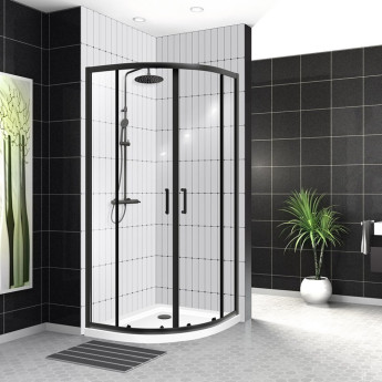 Душевой уголок 89,5x89,5 см BELBAGNO UNO-195-R-2-90-C-NERO