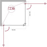 Душевой уголок BELBAGNO ETNA-AH-2-80/100-C-Cr